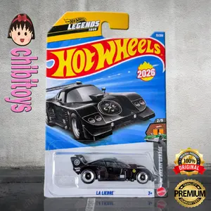 Hot Wheels La Liebre Legends Tour Hitam Koleksi Diecast Mobil Balap Sport