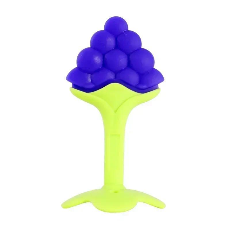Baby Fruit Siliconec Teethers Kids Chew Tooth Toys Baby Dental Care Strengthening Tooth Newborn Teether Soothing Chew Toy 6