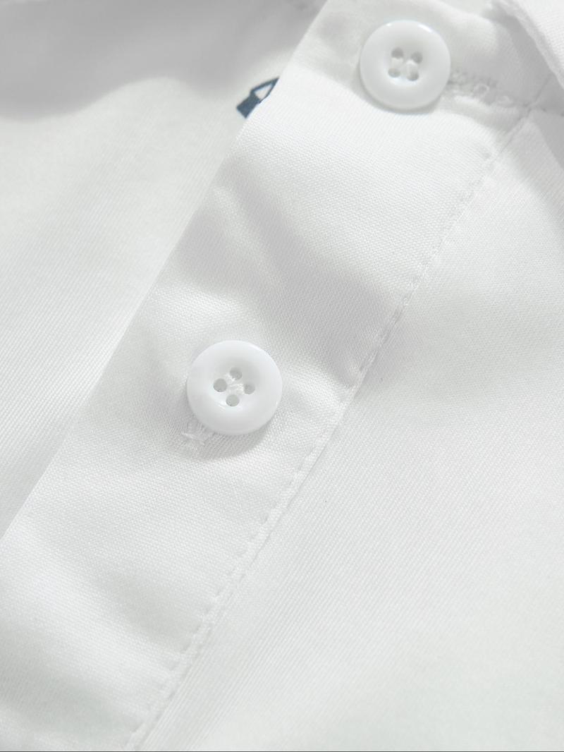 Product Introduction of 【Plus Size】 Ditsy Floral Print Polo Shirt, Regular Fit Casual Short Sleeve Collared Top for Summer, Men's Clothes for Daily Wear, Tropical 6