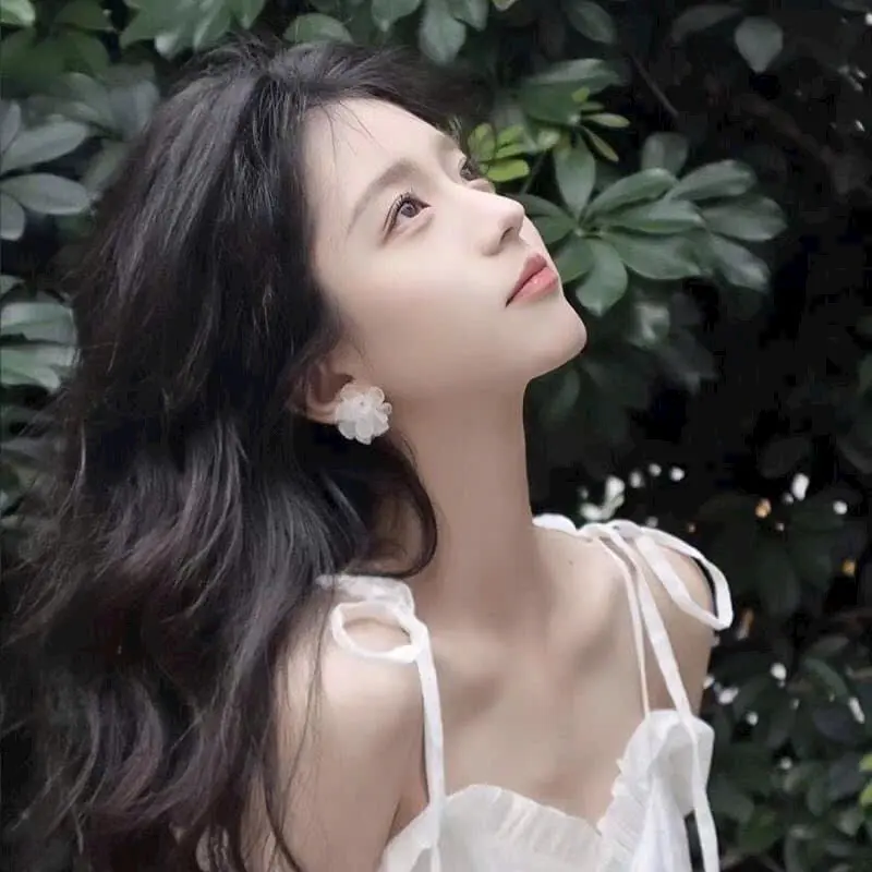 SOOCHAN - Khuyên tai nữ hình hoa nhựa nhiều lớp phong cách Hàn Quốc thanh lịch, nhẹ nhàng nữ tính