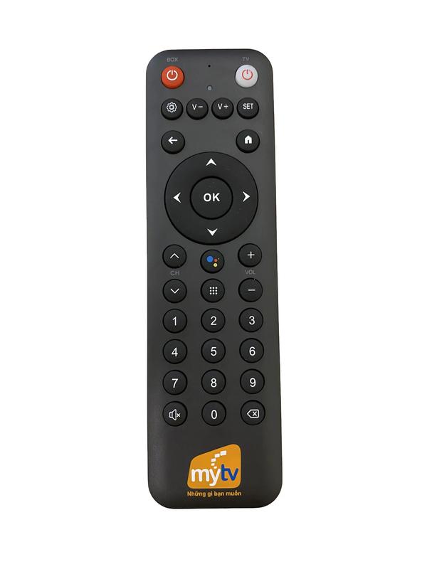 Điều khiển Smartbox Android MyTV remote có tìm kiếm bằng giọng nói Điều Khiển Tivi Box version mới sx 2025