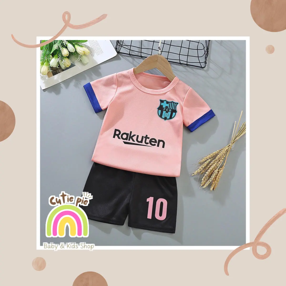COD // RKUTEN PINK  // SETELAN BAJU IMPORT ANAK / SETELAN BAJU BOLA ANAK LAKI LAKI / SET BAJU BOLA ANAK / KAOS IMPORT ANAK / KAOS Celana Pakaian