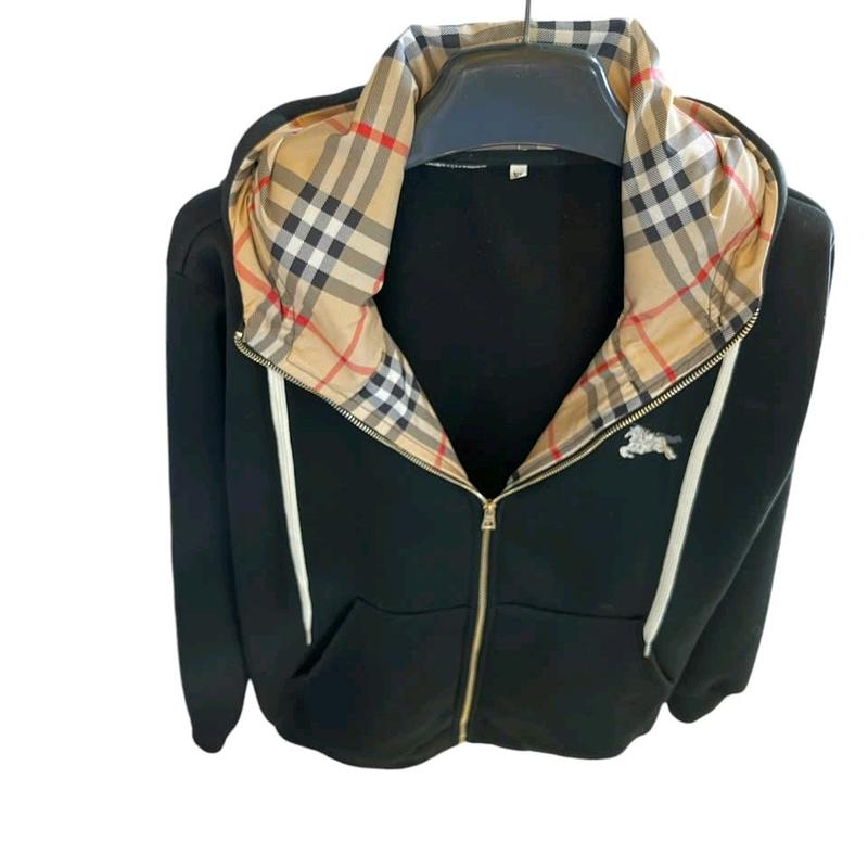Áo Khoác Nỉ cotton nam nữ,sọc kẻ hoạ tiết thêu,full tag new 2025  Menswear Jacket 1