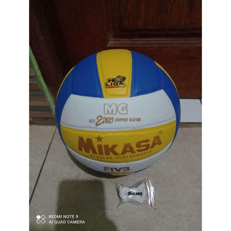BOLA VOLLI VOLLY SUPER GOLD PREE PENTIL JARING 1
