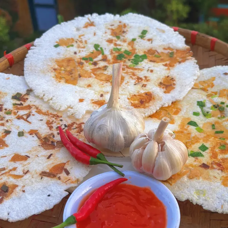 30 Cái Bánh Trắng Thuần Nhân - Bánh ép Thuận An - Đặc Sản Huế  Snack Ăn Vặt Food Cake Thức Ăn 2