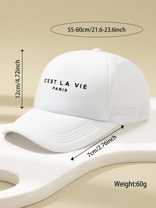 Letter Pattern Baseball Cap, Casual Summer Outdoor Sports Hat for Men & Women, Trendy Accessories for Daily Life 1