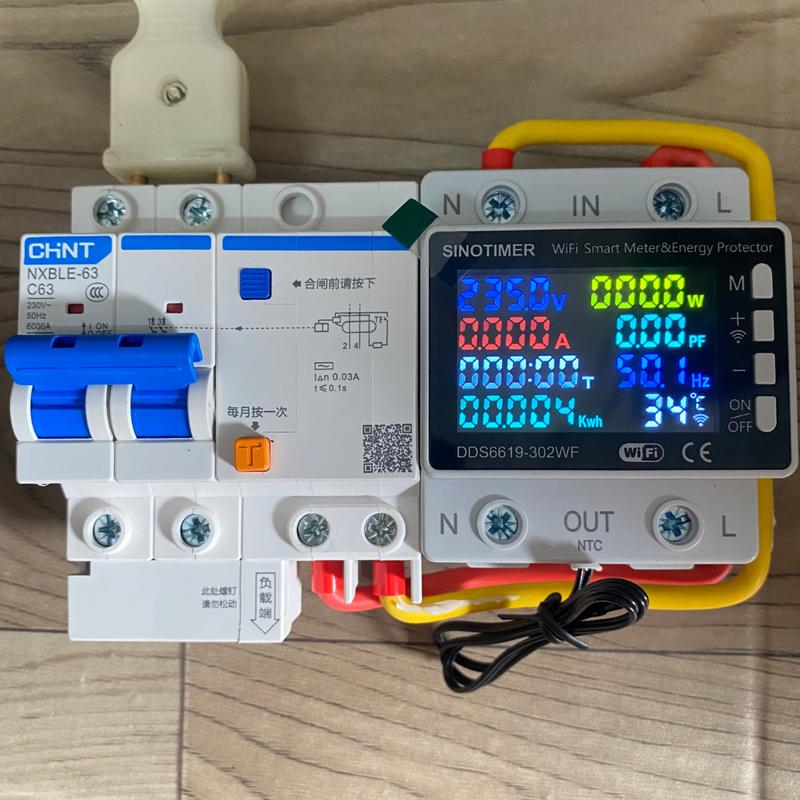 Bộ thiết bị kết nối wifi dùng cho gia đình nhà xưởng bảo vệ chống rò, chống giật, đo điện tiêu thụ, bảo vệ thấp, cao áp chống chập, quá tải, quá nhiệt.