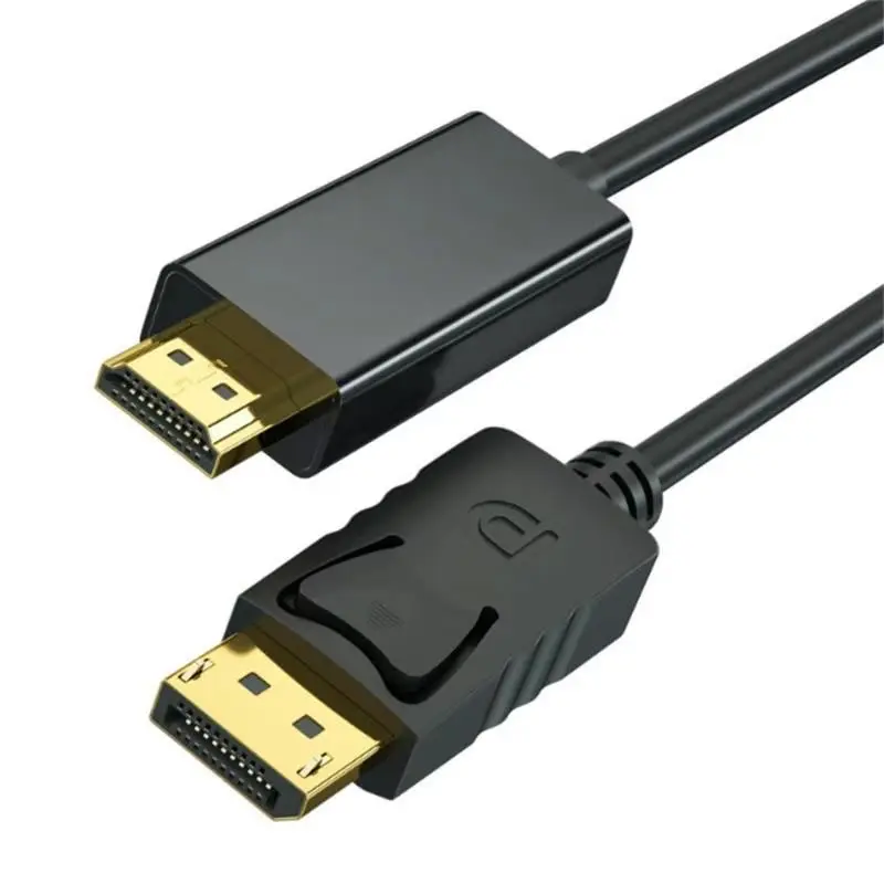 Display Port DP to HDMI CAble 1.8 Meters 1080P Converter Cable for PC Laptop Projector (Dp to hdmi)