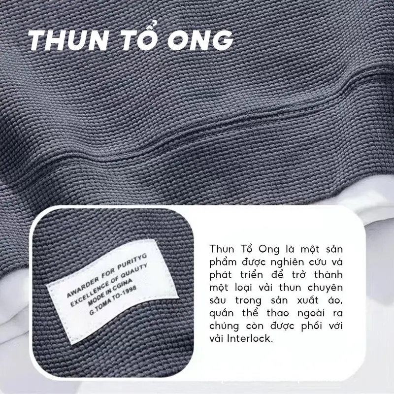 Bộ Cộc Nam Nữ Mùa Hè Gồm Quần và Áo, Chất Vải Tổ Ong co dãn 4 chiều, mềm mát 5
