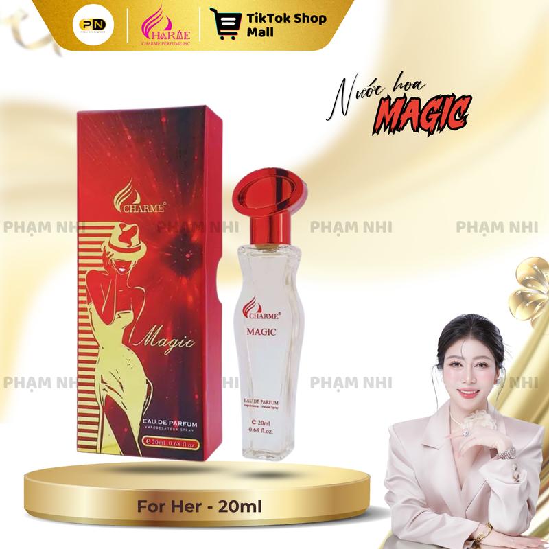 Nước Hoa Vùng Kín CHARME PERFUME MAGIC đỏ 20ml dành cho Nam - Nữ Xịt Thơm Cosmetic