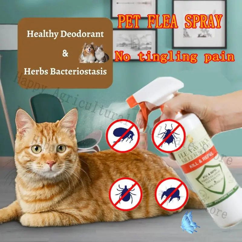 Cat and dog repellent spray safe lickable plant essence bug & dust mite ...