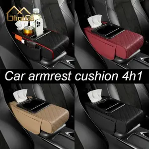 4 IN1 Sandaran Tangan Mobil Pelindung Armrest Pada Mobil Cushion Armrest Mobil Bahan Softex Premium