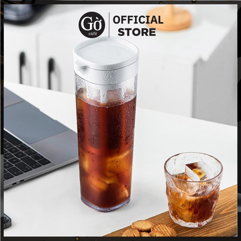 Bình pha cafe COLD BREW (cà phê ủ lạnh) nhựa nguyên sinh ABS 1.1L - Gờ cafe
