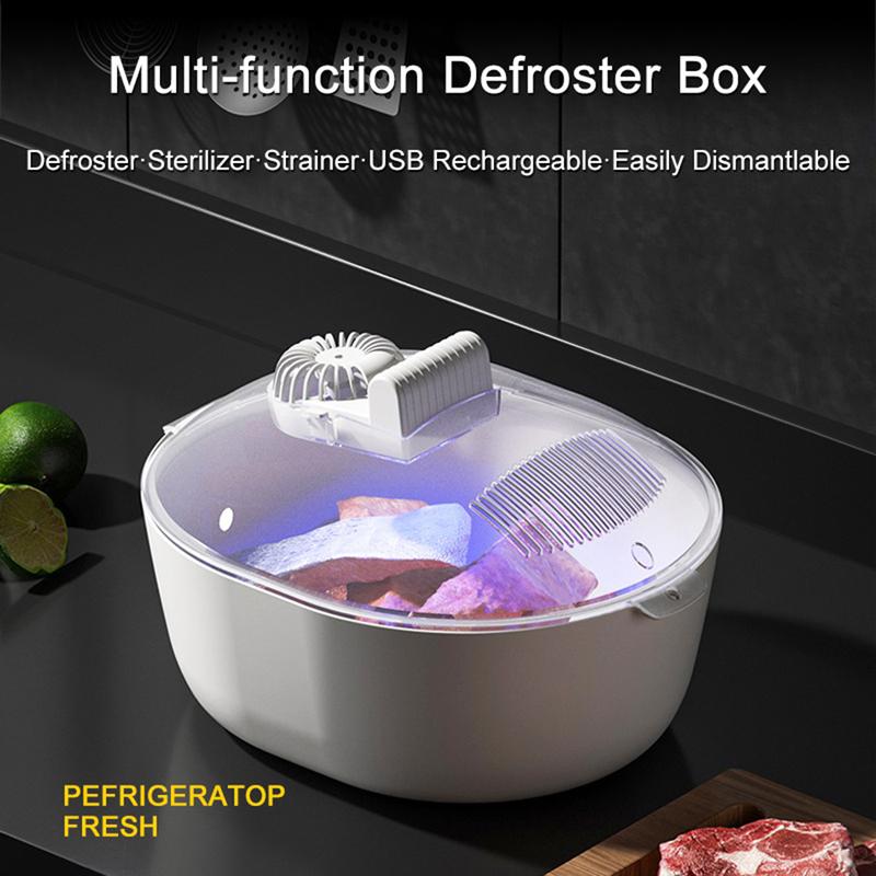 4 in 1 Multifuntional Defrost Box Kitchen Meat Rapid Thawing - TikTok ...
