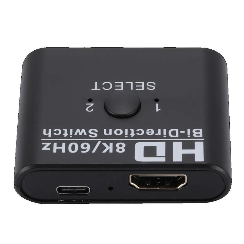 Product Introduction of 8K 60Hz HDMI-Compatible Switch Splitter Bi-Direction 1x2/2x1 HDMI-compatible Switcher 2 in1 Out for PS4 TV Box Switcher Adapter 14