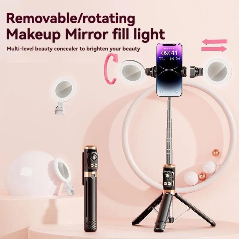 Photography Smartphone Holder 1.7M Selfie Stick Remote Bluetooth Control Live Streaming Tripod