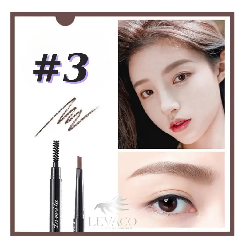 Chì Kẻ Mày Trang Điểm  2 đầu chải mày Dụng Cụ Làm Đẹp Makeup Chăm Sóc Sắc Đẹp Vẽ Lông Mày-CKM06 2