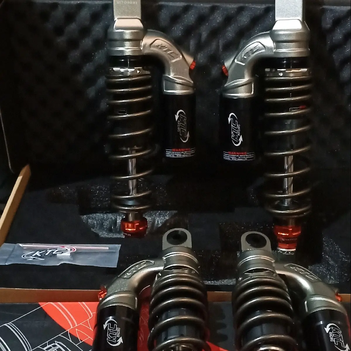 SHOCKBREAKER BELAKANG TABUNG ATAS KTC RACING EVO ORIGINAL DOUBLE CLICK Motorcycle