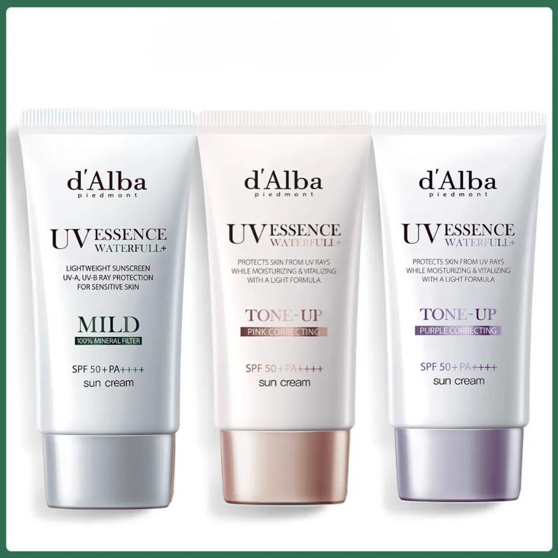 Da trắng, thiết kế tiến hóa Kem Chống Nắng, D'Alba, Hàn Quốc, Kem Lót Tự Nhiên, Màu Tím, Dưỡng Ẩm, Làm Sáng, Chống Nắng, Thích Hợp Sử Dụng Trước Khi Trang Điểm