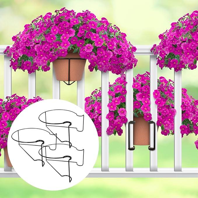 Floating Railing Box Planter Tool-Free Floating Railing Planter | 3-Pack (Fits 1/2-3/4