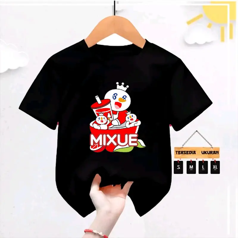 kaos anak gambar mixue lemon 3