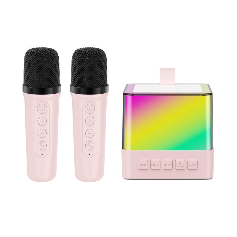 Loa Nghe Nhạc Hát Karaoke QTA K18 Led RGB 360 Decor Phòng Nghe Nhạc Âm Thanh Sắc Nét Loa Laptop Loa máy tính Loa Sách Tay Loa Bluetooth Củ Loa mini loapc