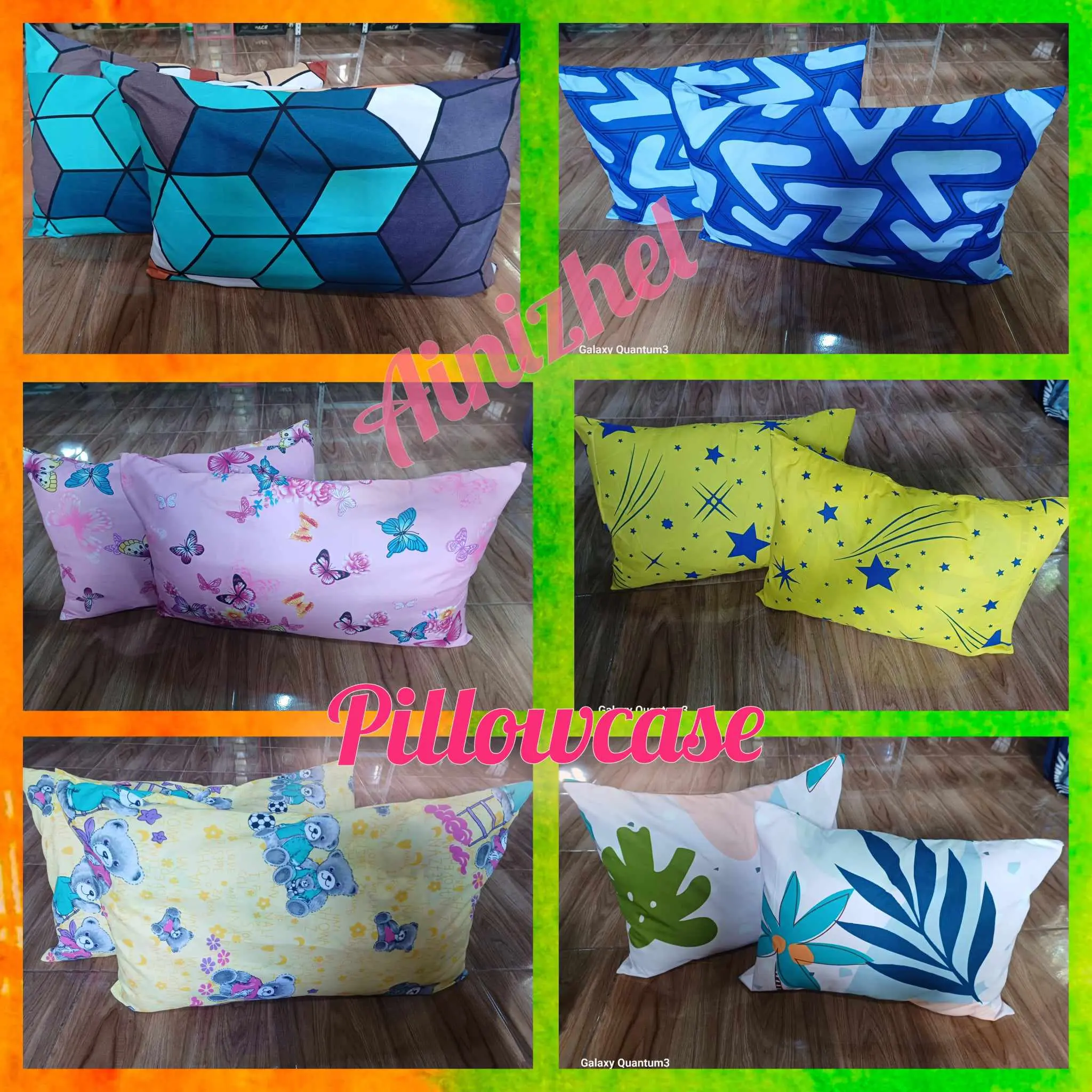 PILLOWCASE (PUNDA) with zipper semi cotton