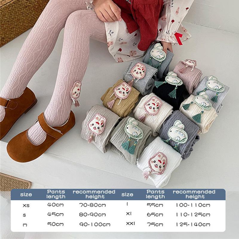 Product Introduction of Quần Dài Legging Cho Bé Gái, Mềm Mại Và Ấm Áp, Quần Tất, Thích Hợp Cho Trẻ Em Đi Học, Tất Trắng, Quần Dệt Kim Cotton Thun 0