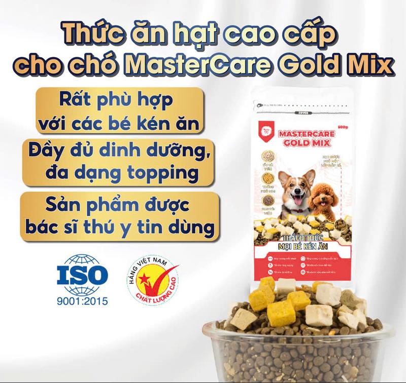 Thức ăn hạt cho Chó Mèo GOLD MIX MasterCare - Thực phẩm cung cấp dinh dưỡng cho chó kén ăn [DEAL SỐC] 0