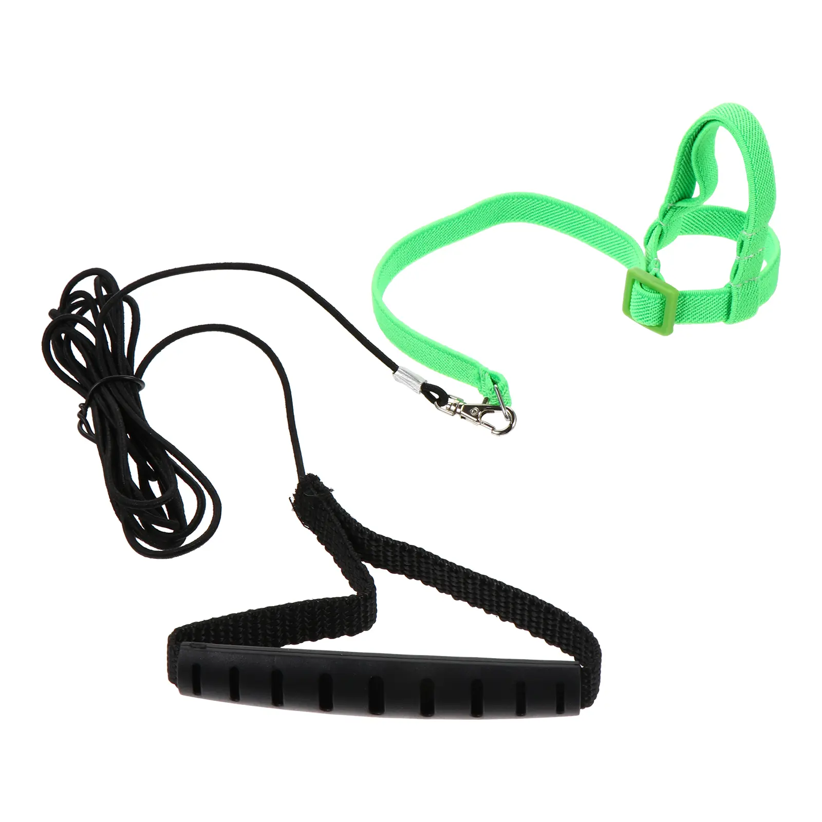Bird Release Rope Pet Harness Flying Training for Parrot Birds Budgerigar Outdoor Nylon Emulsion 200CM Green