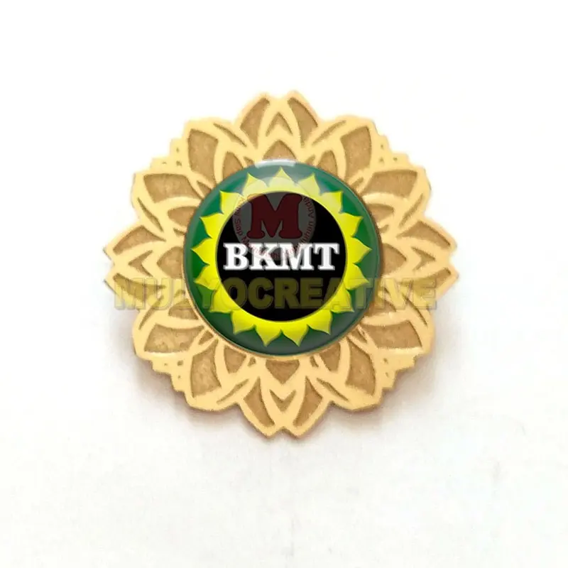 Pin BKMT - Lencana Model Bunga 1