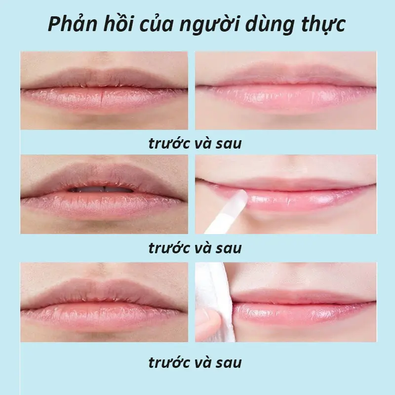 lô hội son môi dưỡng ẩm son dưỡng giảm thâm môi chăm sóc môi 2.7g làm sáng đường viền môi làm sáng môi nhỏ và dễ dàng ma Cosmetic Skincare Nữ Women có màu 4
