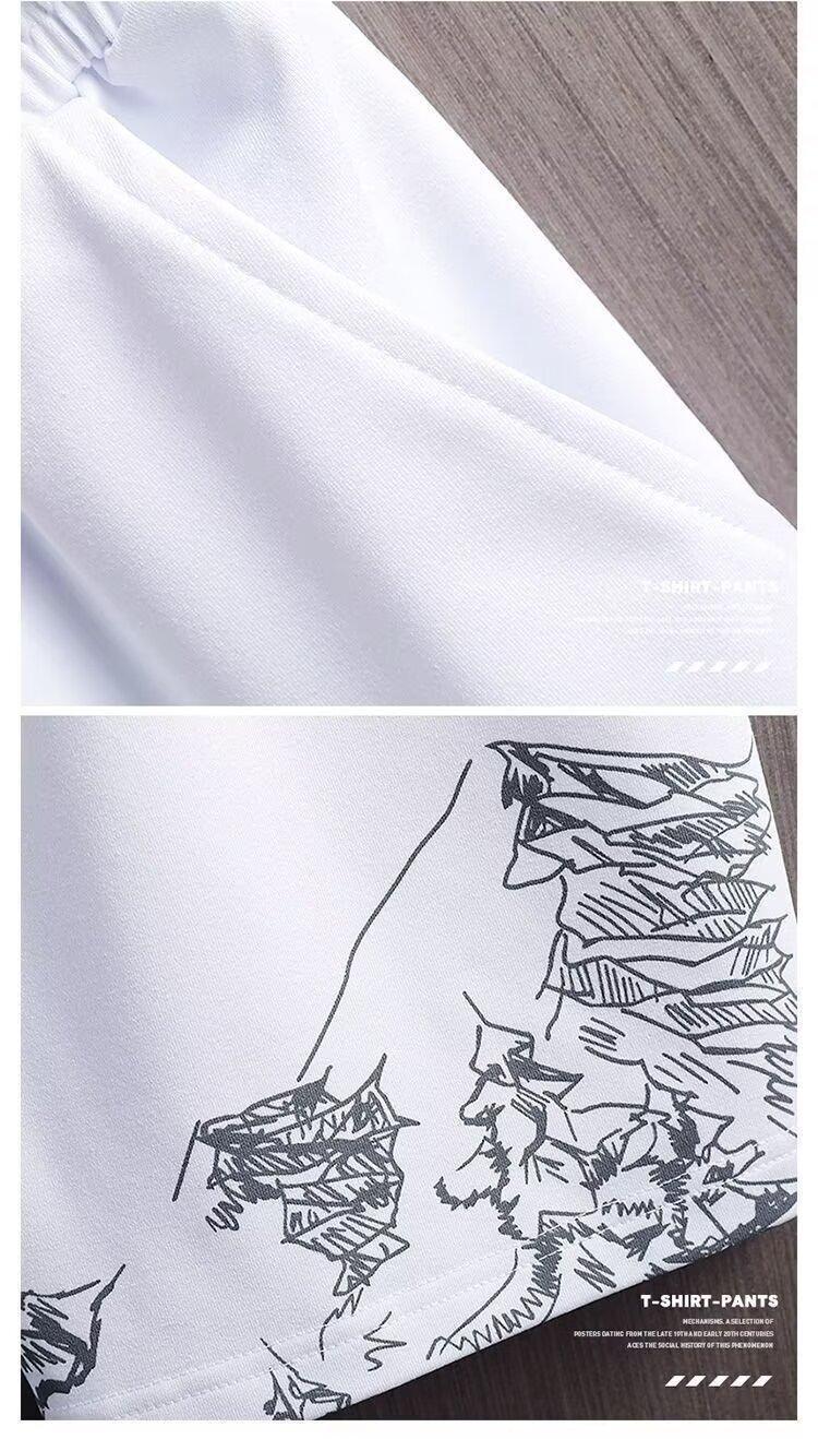 Product Introduction of New Short-Sleeved T-shirt Men's Summer Korean Style Trendy Simple Half Sleeve Top Hong Kong Style Loose Casual Fashion Brand T-shirt 10
