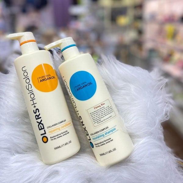 Dầu Gội Xả OLEXRS HAIR SALON 960ML Gội Đầu Women Nữ