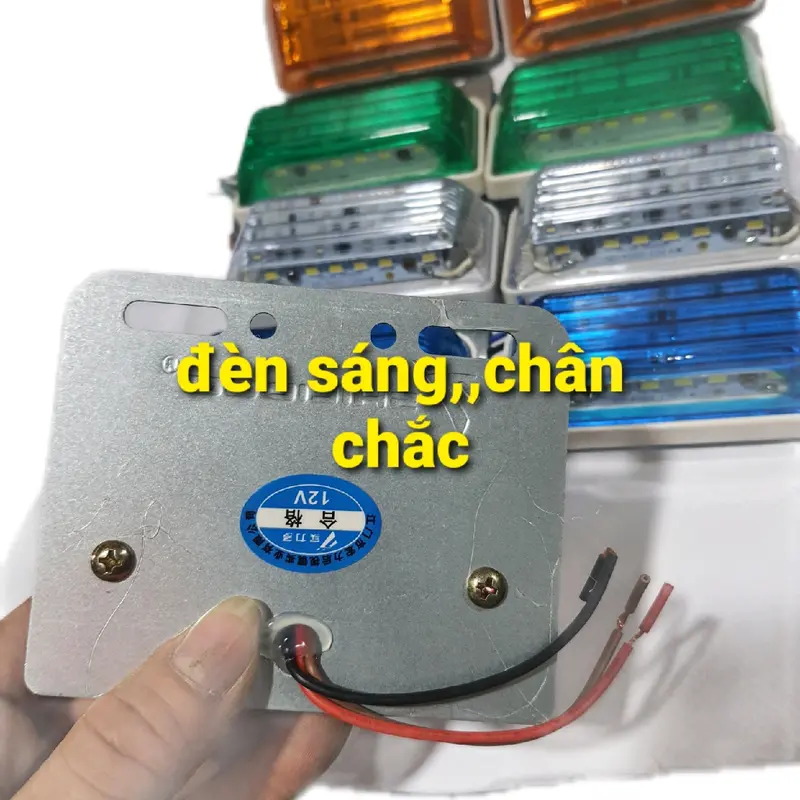 đèn led sườn, đèn hông xe tải, xe khách siêu sáng,hàng Silidu 4003 đa năng có dãy soi lốp 6
