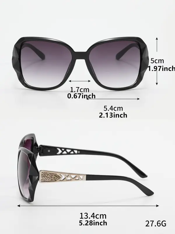 1 Pair Summer Square Frame Sunglasses with Hollow out Legs, New Personality Travel Accessories for Women & Men, Lightweight and Durable for Outdoor Sun Protection Glasses for Daily Use 1