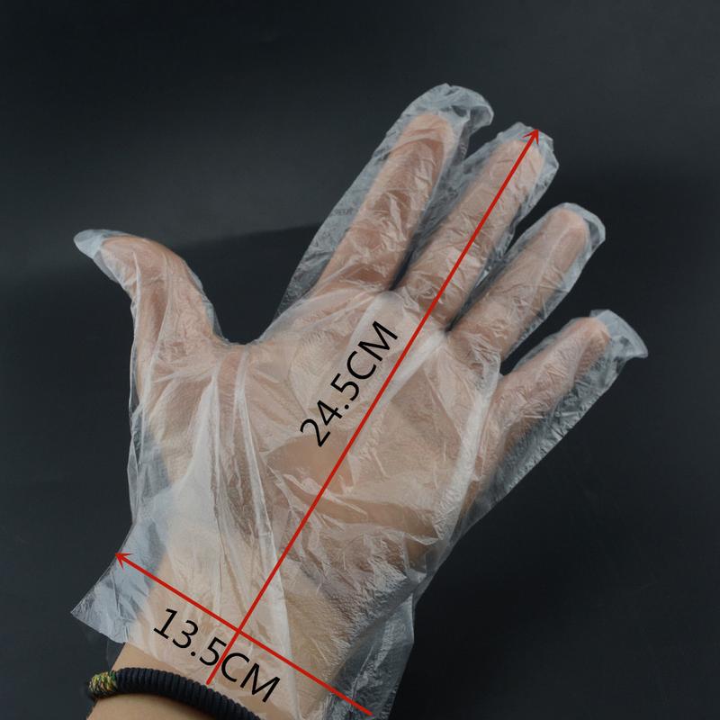 Product Introduction of 100PCS/Set Disposable Food Plastic Restaurant Kitchen BBQ Eco-Friendly Fruit Vegetable Gloves 1