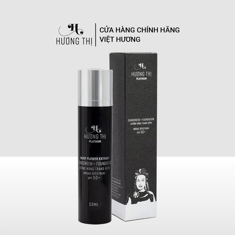 Kem chống nắng và lót trang điểm Hương Thị Sunscreen Foundation SPF50 50ml