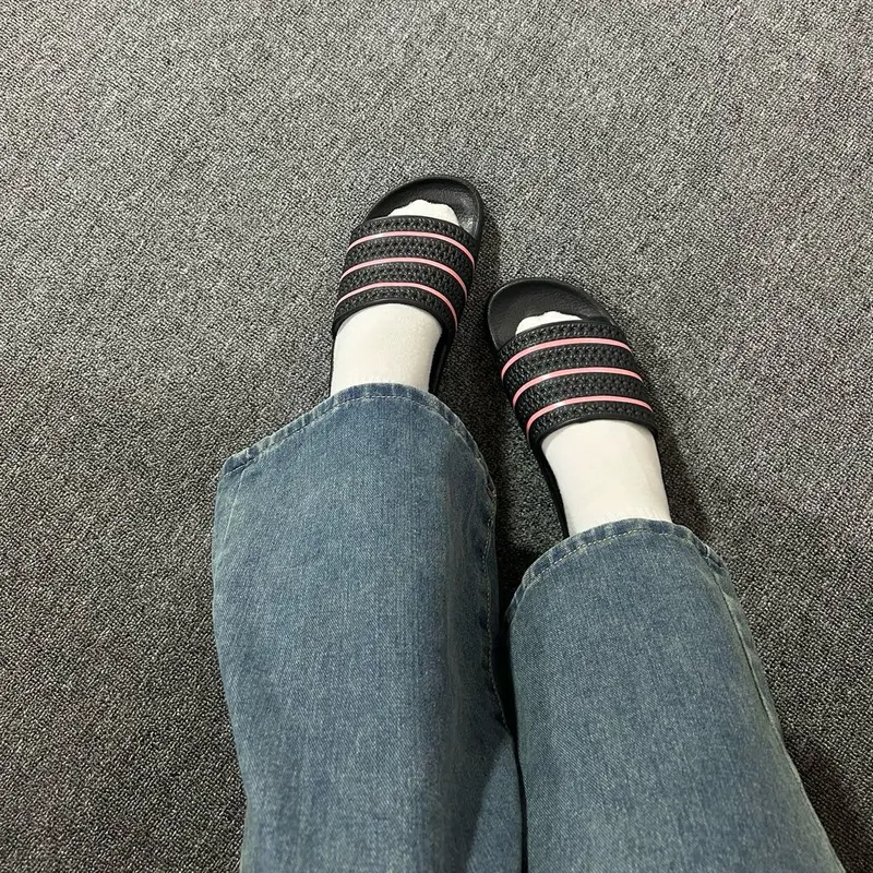 Dép ADL cao su đúc nam nữ nguyên khối cao 3cm bản 2024 Slipper DéP Đế Bằng 5