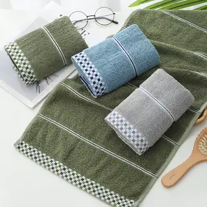 Handuk Muka / Handuk Olahraga Katun Zigzag Ukuran 35x75cm Premium Face Towel Cotton Handuk Jogging Lembut Serap Air Quick Dry Handuk Wajah Lembut - 2