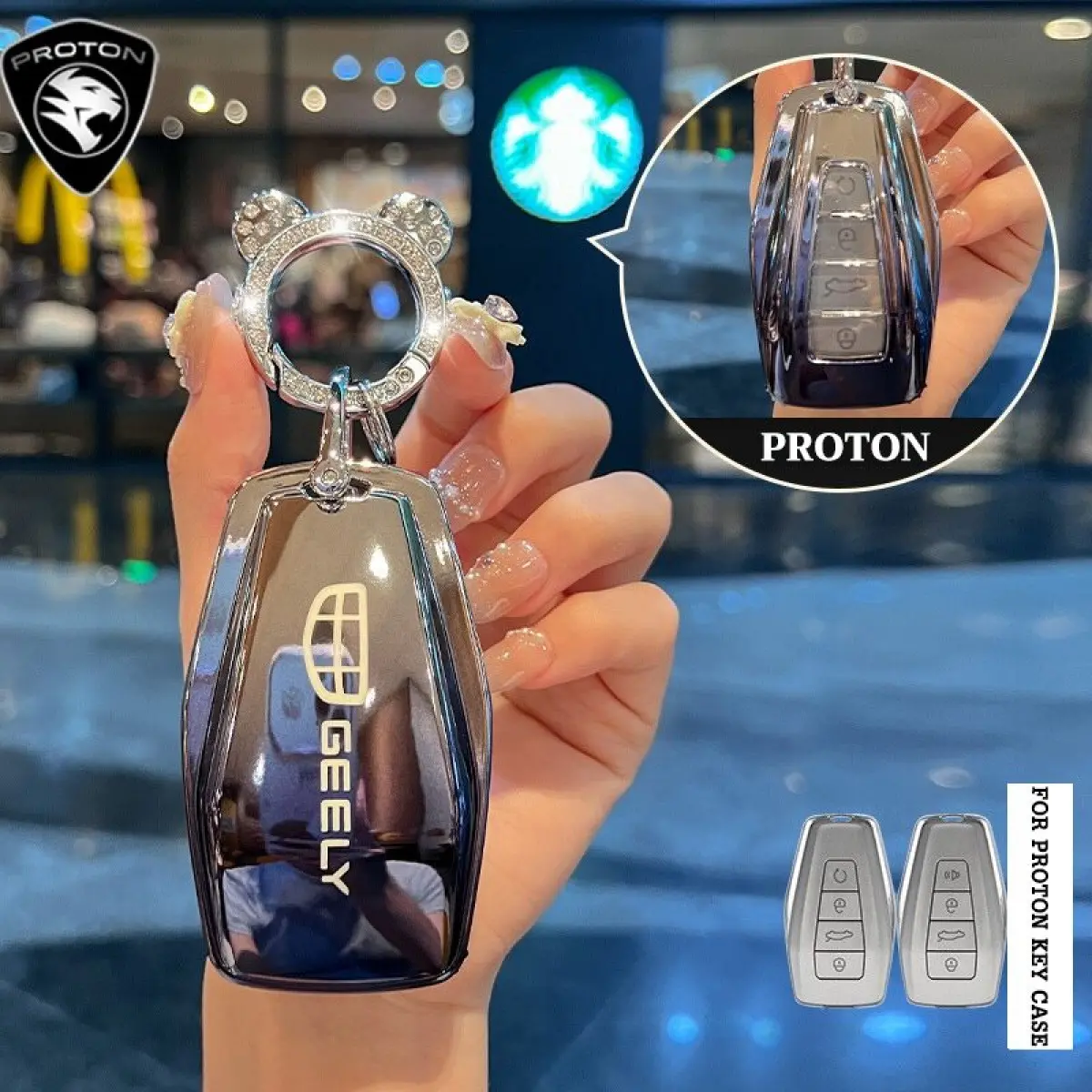 TPU Car key Proton car smart key case key case for S70/X50/X90 Key Case ...