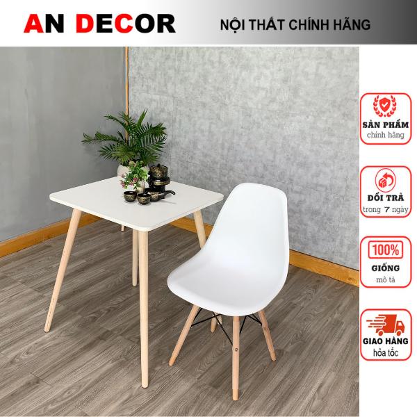 Bàn Ăn, Bàn cafe trà sữa hình vuông chân cao ngồi ghế (không kèm ghế)