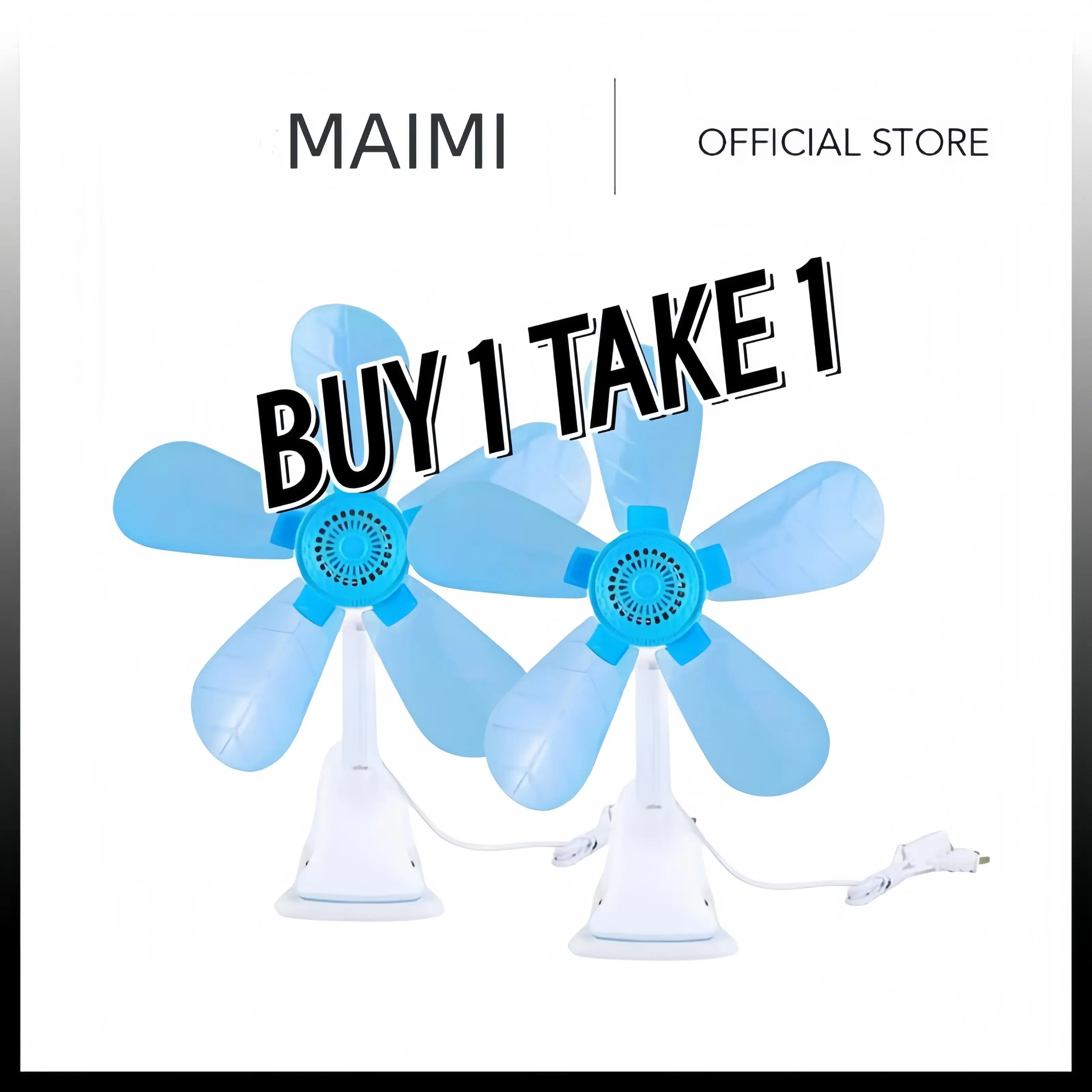 MAIMI Clip Fan, electric fan,Low noise, Powerful wind, Adjustable angle ,Soft fan blades do not hurt.