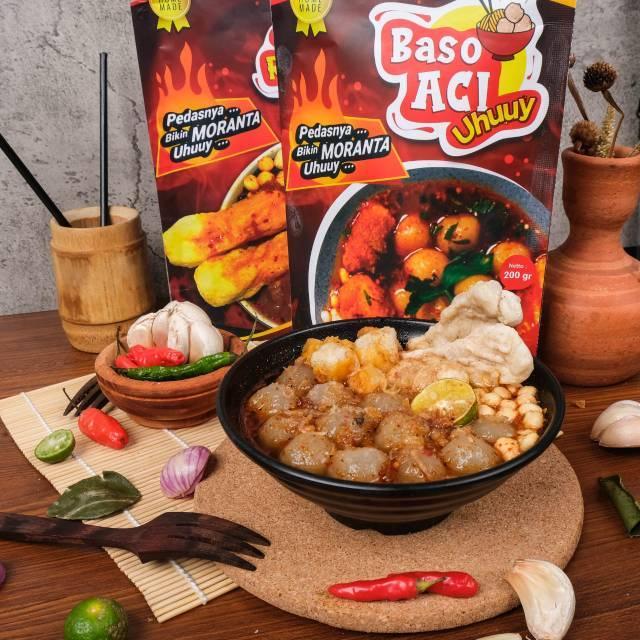 BASO ACI PREMIUM UHUUY KHAS GARUT BASO TULANG RANGU SAPI ASLI UHUUY Bakso Aci Uhuy PREMIUM UHUUUY KHAS GARUT RAOS GARUT ABAH ACONG INSTAN GURIH  sehot geprek Boci 2