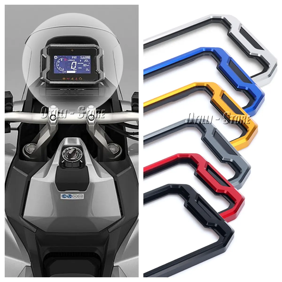 Motorcycle Meter Frame Cover Instruments Protector Dashboard Guard For Honda ADV 350 ADV350 adv350 ADV 160 ADV160 2022 2023 2024