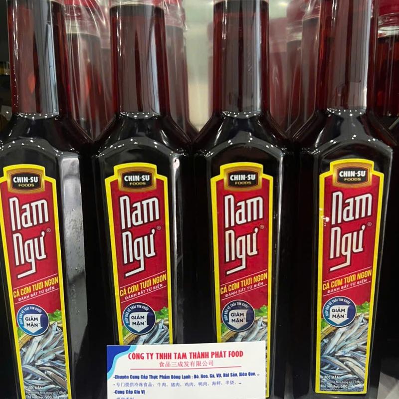 Nước Mắm Nam Ngư Cá Cơm Tươi 500Ml - Hương Vị Thơm Ngon, Đậm Đà, Màu Sắc Hấp Dẫn