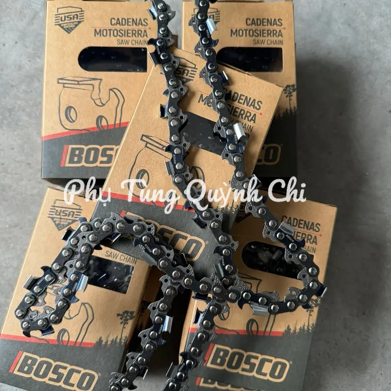 Xích cưa BOSCO Cải Tiến Mẫu Mới Chân Vuông 3 - 30/42/36/32/48 Mắt 4