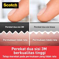 Gambar 3M™ Scotch® Double Sided-Mounting Tape, Menahan hingga 6.7kg, 1 pc, 19mm x 1.5m - 1 Karton dari 3M Indonesia Official Kab. Tangerang 3 Tokopedia