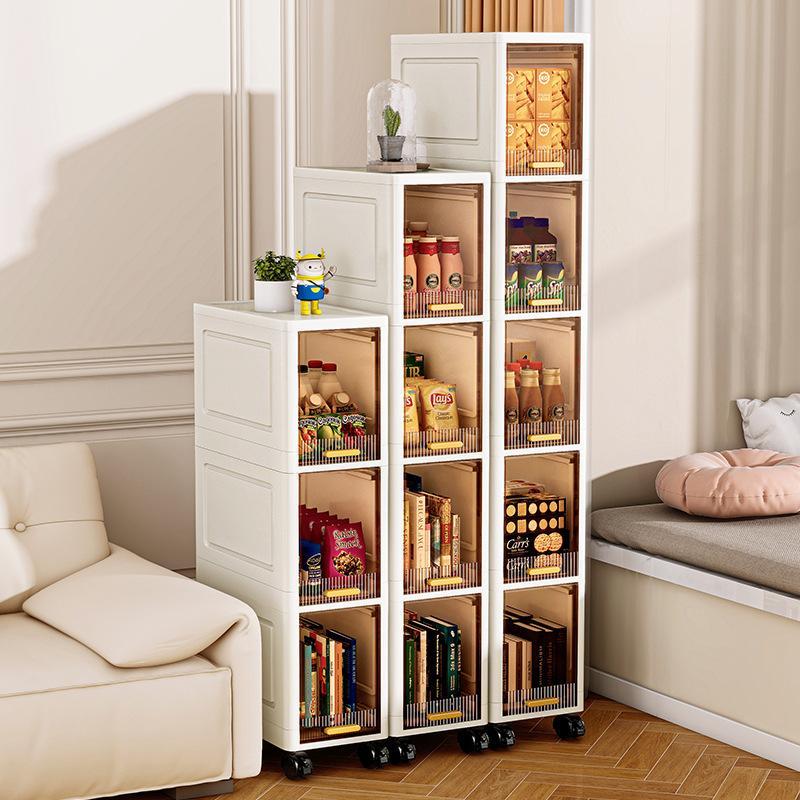 Product Introduction of Cabinet Storage Drawer, Sliding Storage Cabinet, Multifunctional Storage Rack for Home Kitchen Living Room Bedroom 7