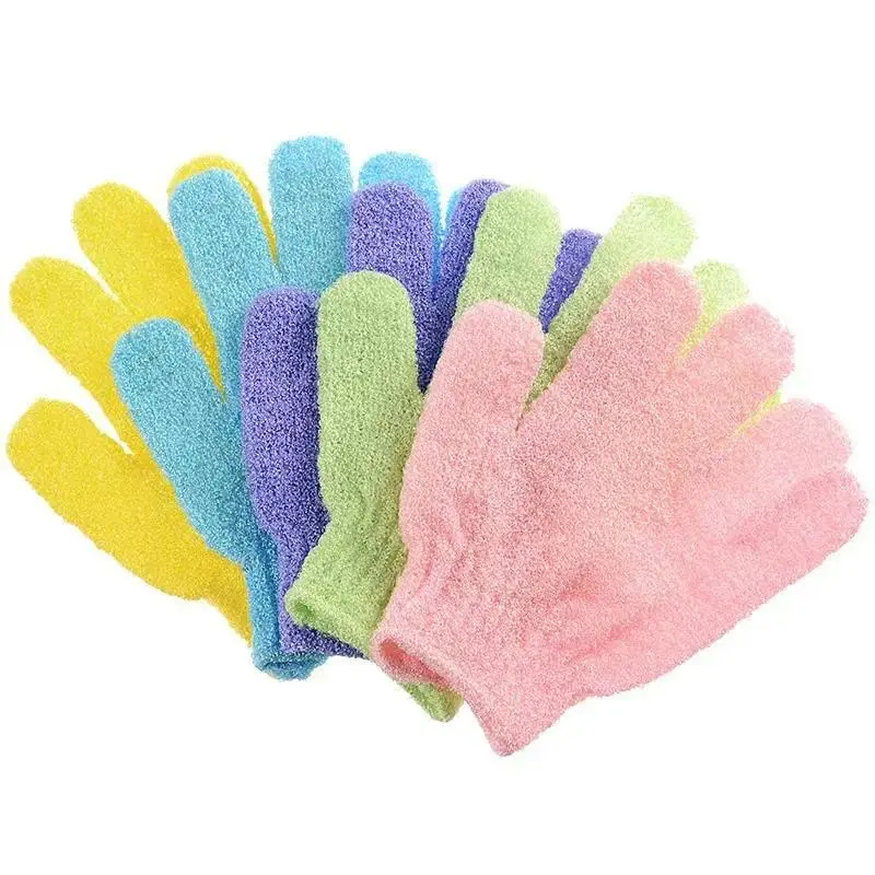 Exfoliating Gloves Bath Sponge Body Dead Skin Remover Bathroom Shower Brush Massager Scrub Exfoliator Magic Bathing